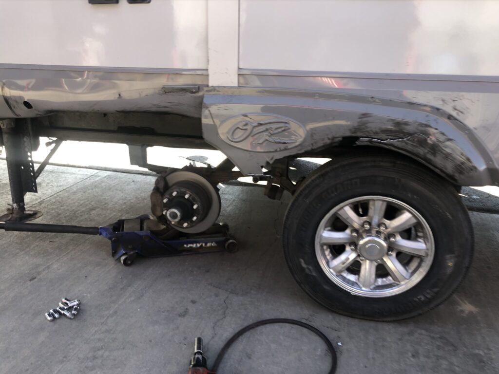 RV_DE-FENDER | RV Tire Blowout Damage Repair